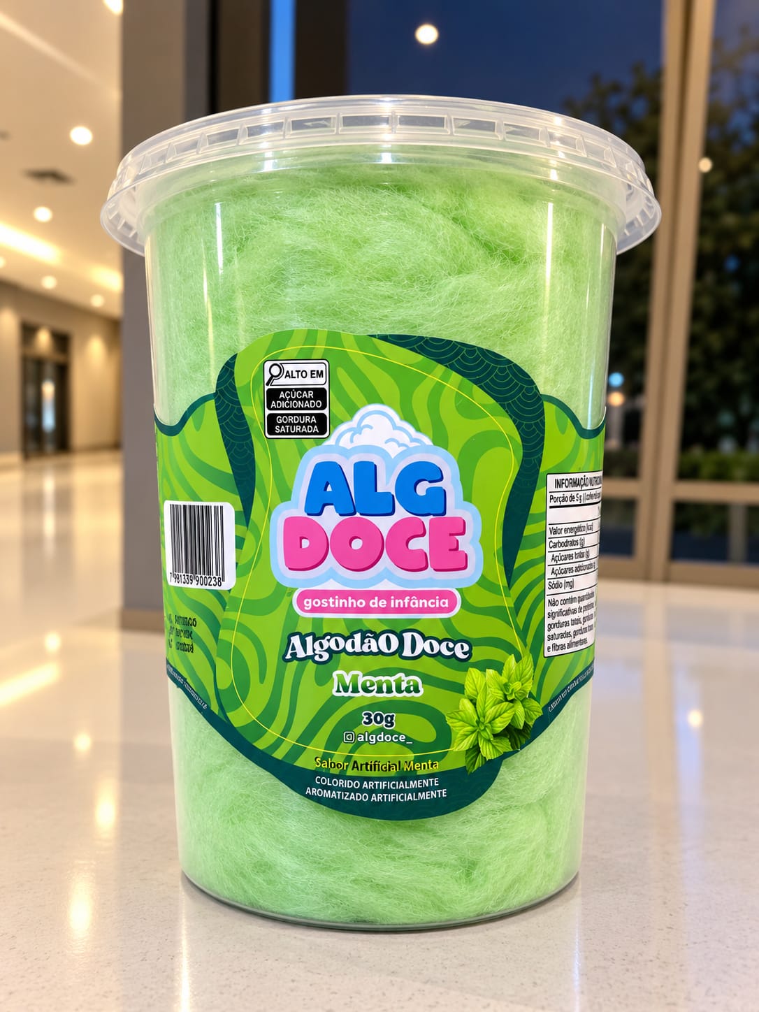 Algodão Doce Menta