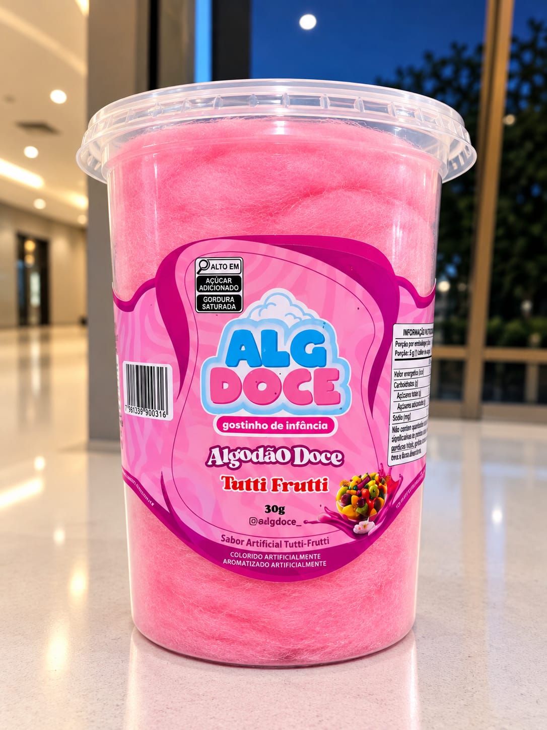 Algodão Doce Tutti-Frutti