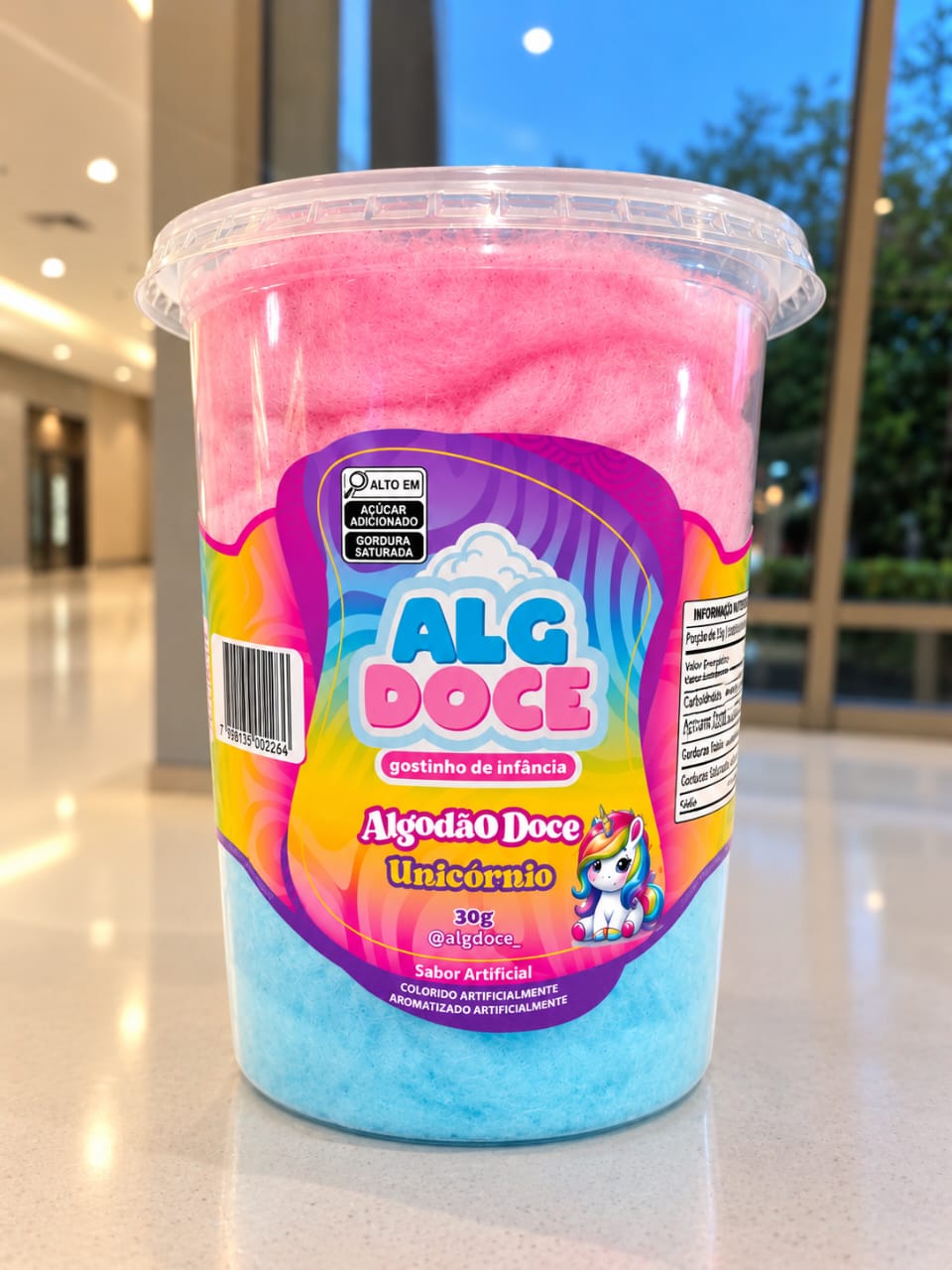 Algodão Doce Unicórnio